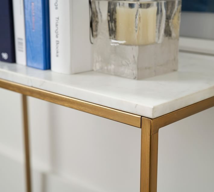 Delaney Marble Console Table thumbnail 7