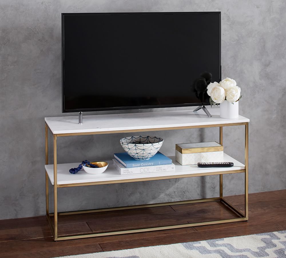 Delaney Marble Media Console thumbnail 2