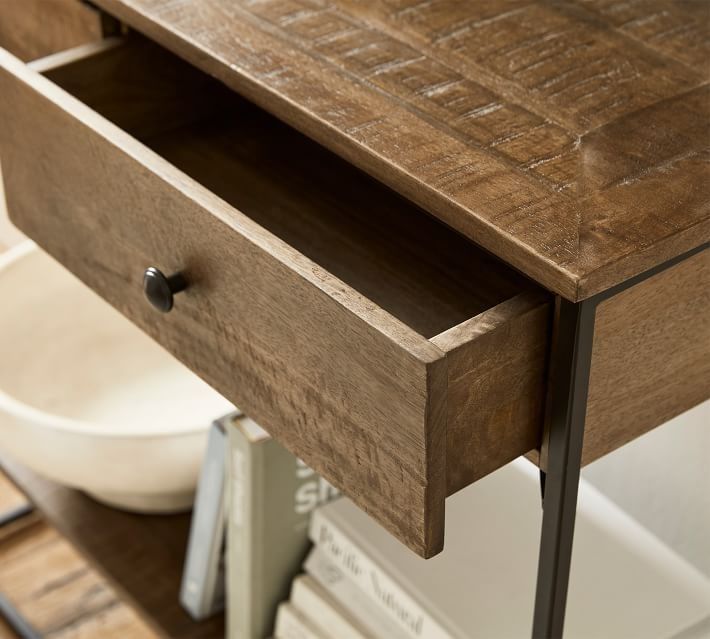 Sanford Console Table - Cobble Brown thumbnail 4