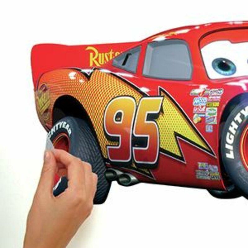 Cars Lightning McQueen Giant Wall Decal thumbnail 2