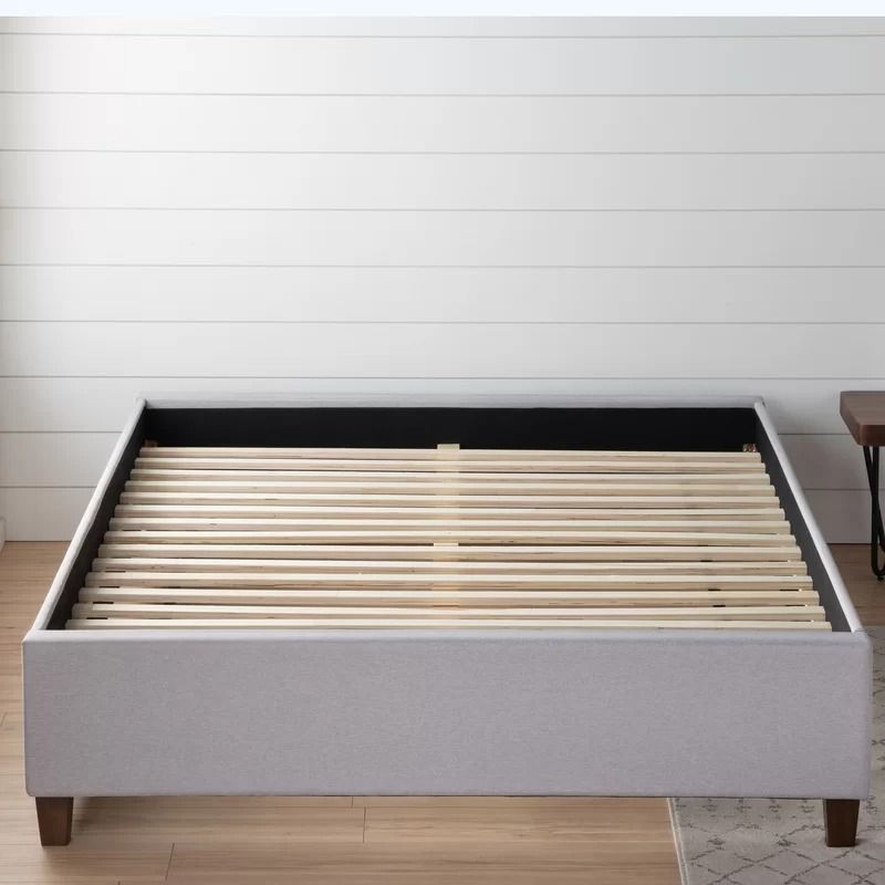 Hateya Upholstered Low Profile Platform Bed thumbnail 2