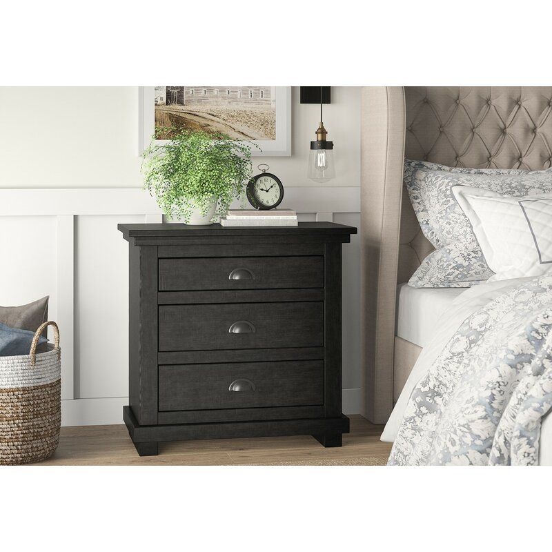 Lockridge Drawer Solid Wood Bachelors Chest thumbnail 2
