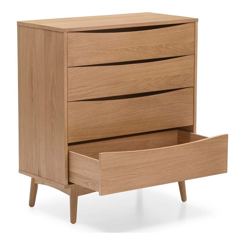 Avalon 4 Drawer Solid Wood Chest thumbnail 3