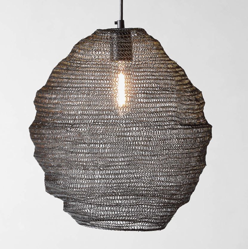 MIRAGE CHAINMAIL BLACK PENDANT LIGHT thumbnail 2