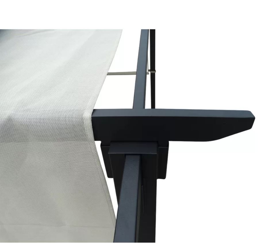 Harrogate Steel Pergola with Canopy thumbnail 4