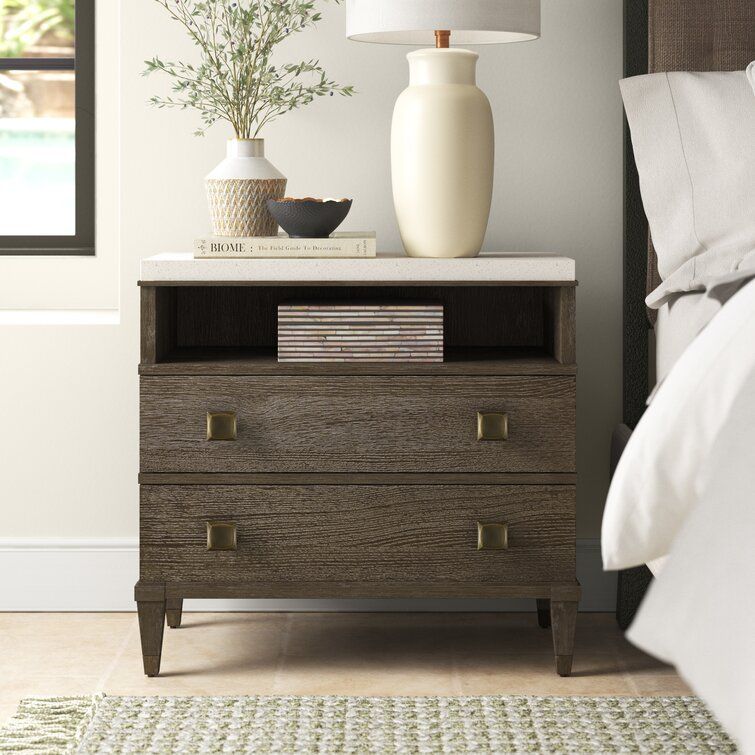 Clarris 2 Drawer Nightstand thumbnail 2