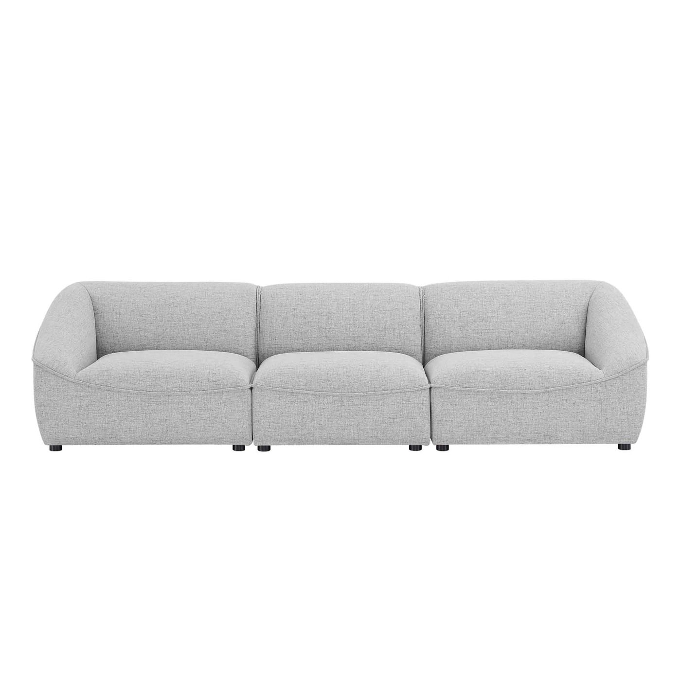 Cormi 3 Piece Sofa - Light Gray thumbnail 3