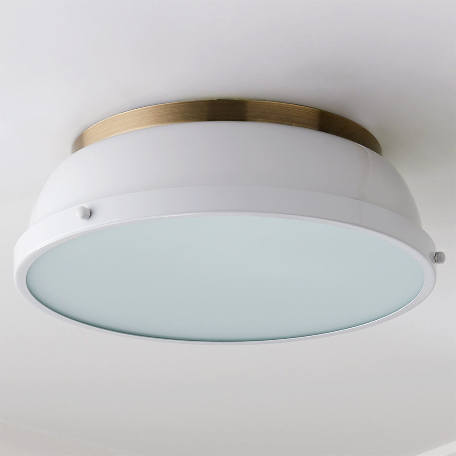 CLASSIC DOME ENAMELED CEILING LIGHT thumbnail 2