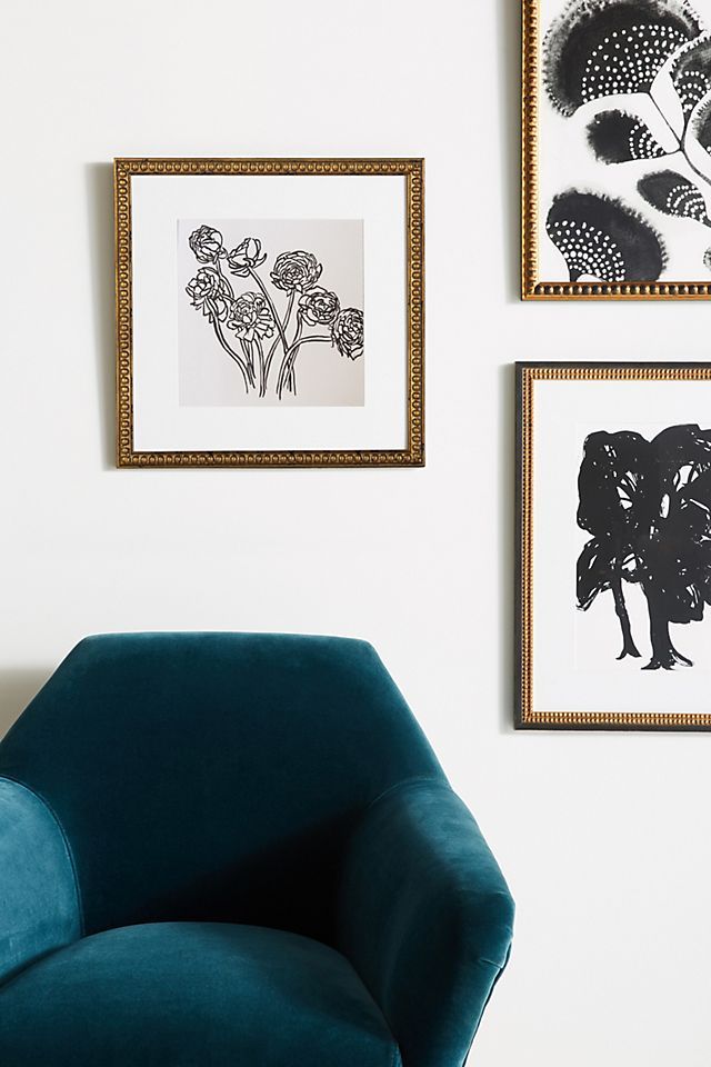Seven Ranunculi Wall Art With Frame thumbnail 2