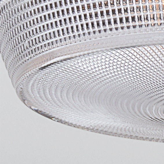 TRANSITIONAL TEXTURED CEILING LIGHT thumbnail 3