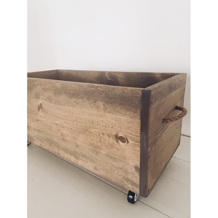 Addielynn Customizable Solid Wood Toy Box thumbnail 2