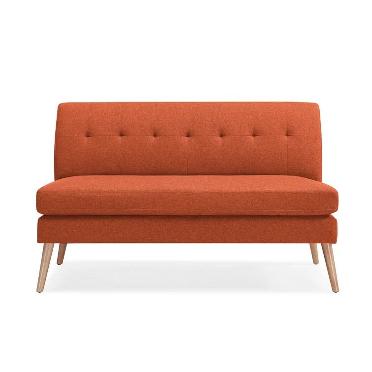 Valeria 55.1 Armless Loveseat thumbnail 3