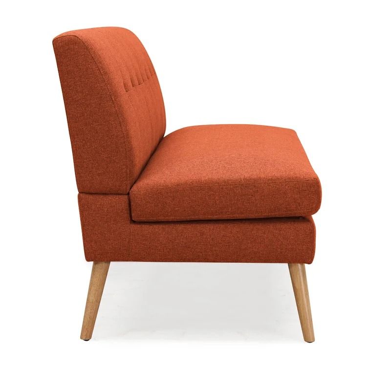 Valeria 55.1 Armless Loveseat thumbnail 4