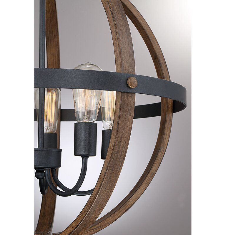 Bartelso 5 Light Unique Globe Chandelier thumbnail 2