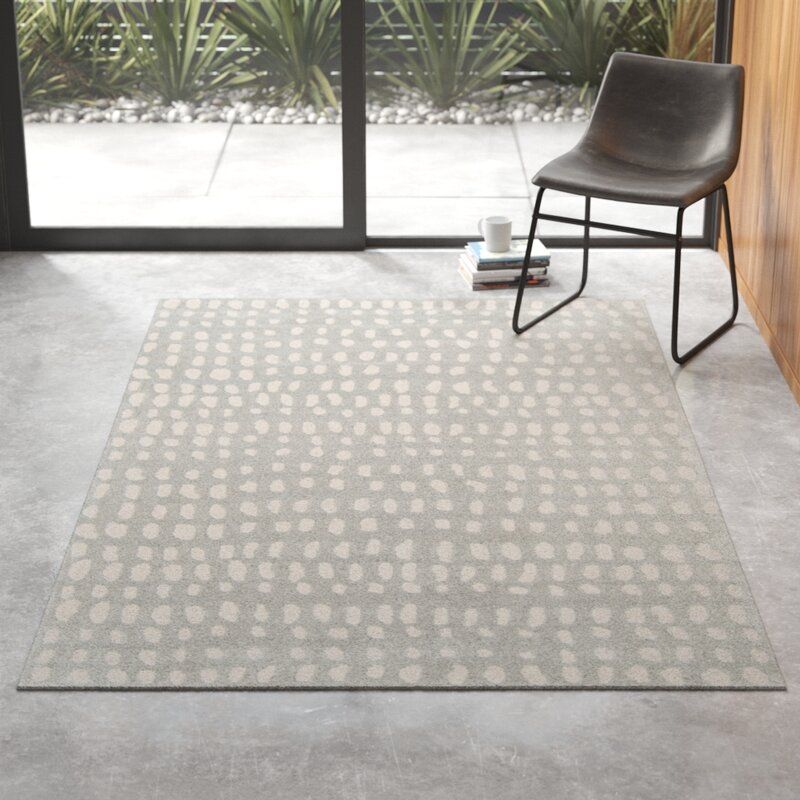 Gray Area Rug-9'x12' thumbnail 2