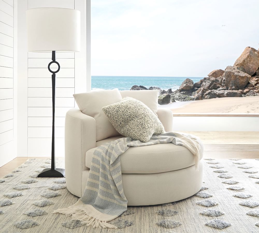 Easton Forged-Iron Floor Lamp (66") thumbnail 3