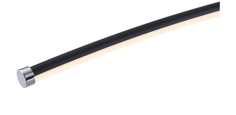 Lite Source Monita 80 High Black LED Arc Floor Lamp thumbnail 3