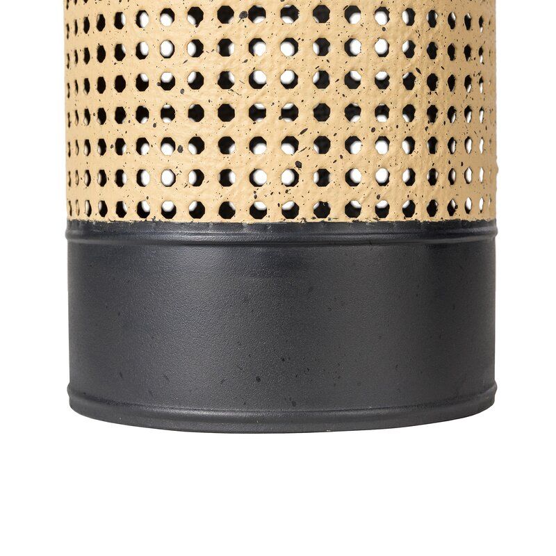 2 Piece Masham Gold,Black Stainless Steel Floor Vase Set thumbnail 4