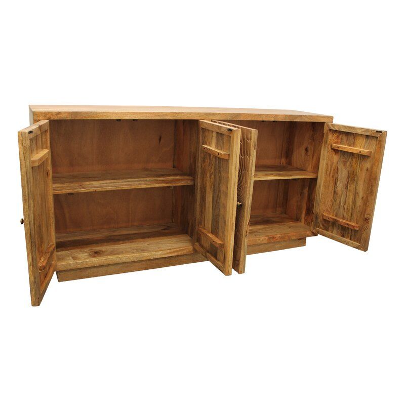 Erik Wide Mango Solid Wood Sideboard thumbnail 2