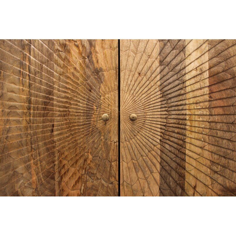 Erik Wide Mango Solid Wood Sideboard thumbnail 4