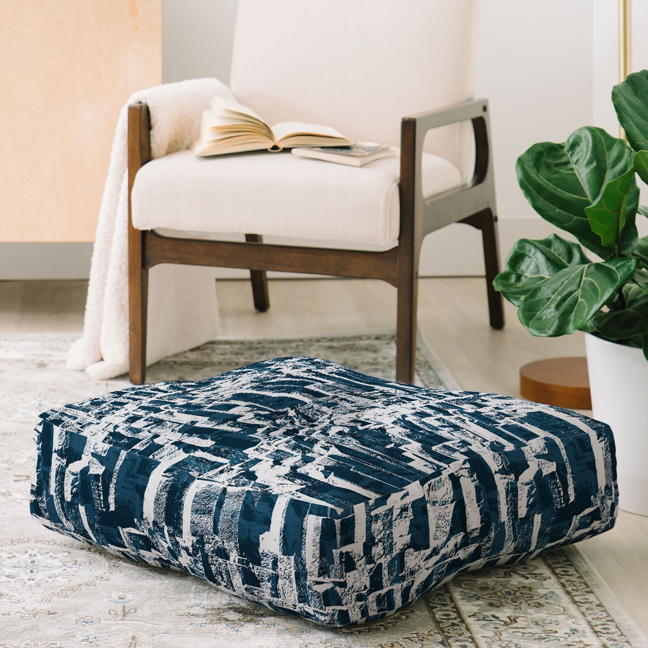 WAGNER CAMPELO BASALTO 1 FLOOR PILLOW SQUARE thumbnail 2