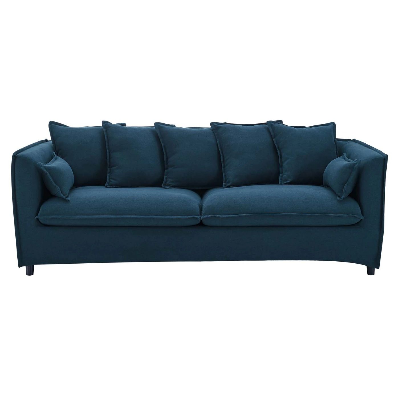 Valona Slipcover Fabric Sofa - Azure thumbnail 3