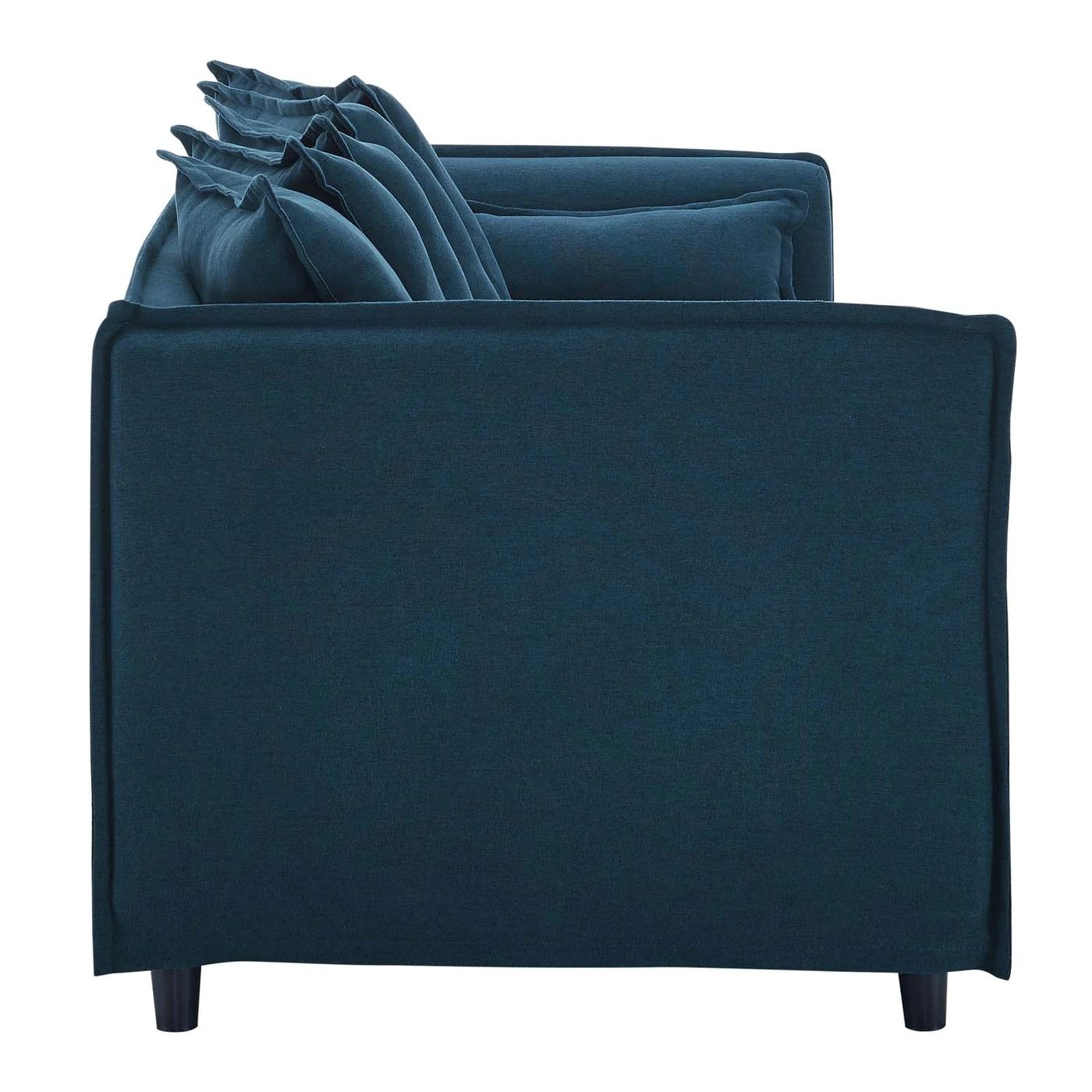 Valona Slipcover Fabric Sofa - Azure thumbnail 4