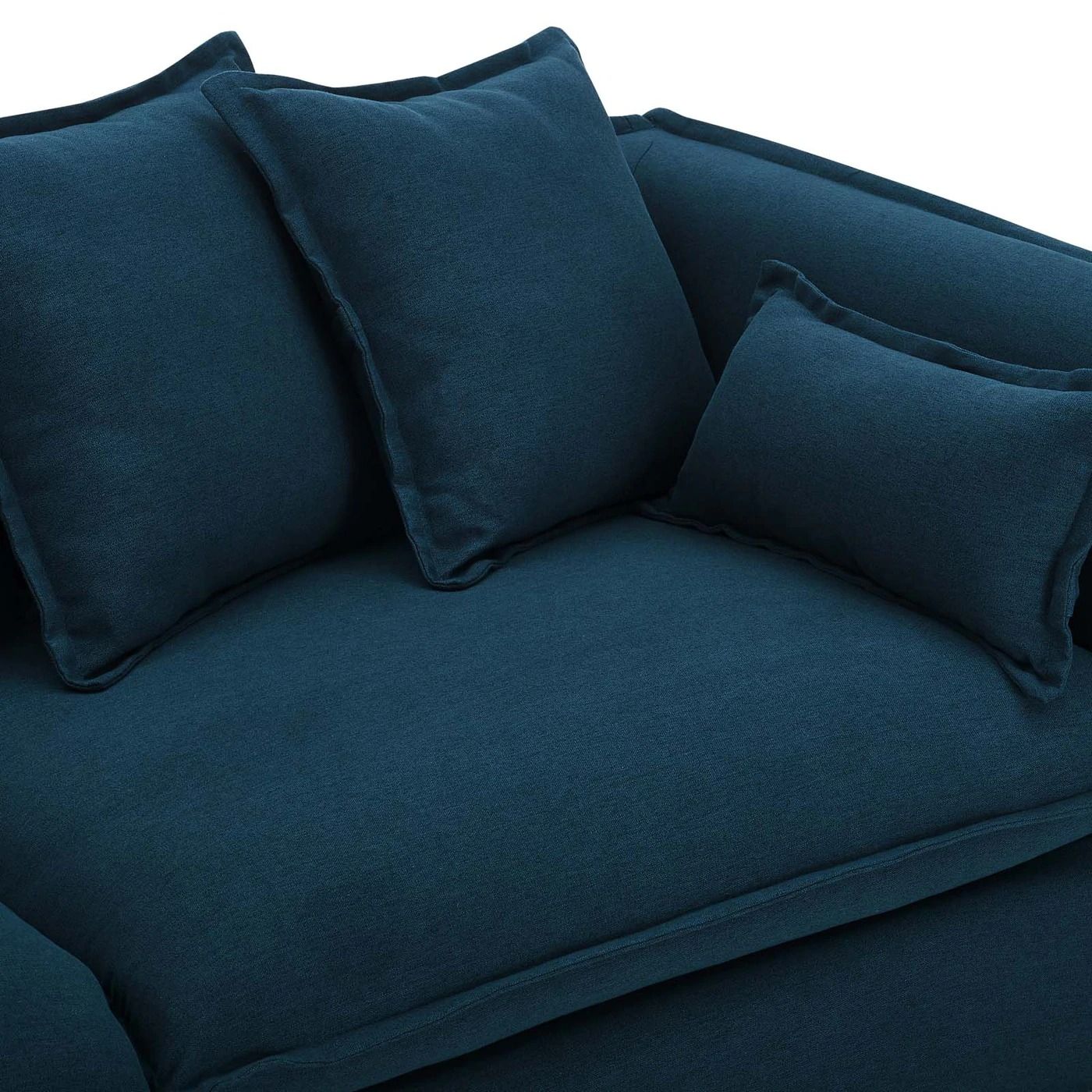 Valona Slipcover Fabric Sofa - Azure thumbnail 6