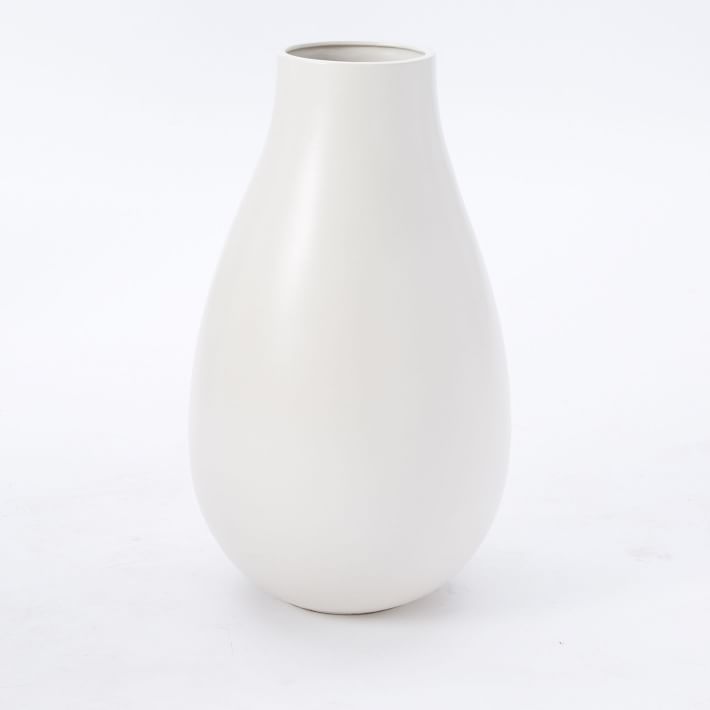 Pure White Ceramic Vases thumbnail 2