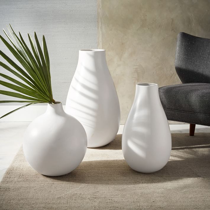 Oversized Pure White Ceramic Collection thumbnail 3