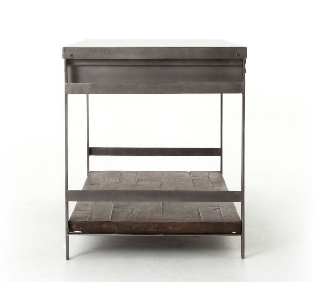 Upland Marble Kitchen Island thumbnail 3