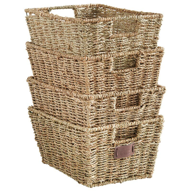 Storage Rattan Basket Set of 4 thumbnail 10