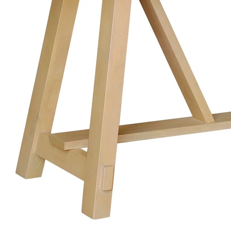 Alerich Solid Oak Trestle Dining Table thumbnail 5