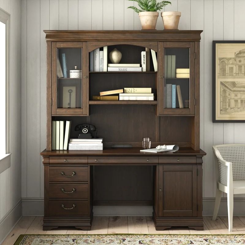 Smathering Computer Desk with Hutch thumbnail 2
