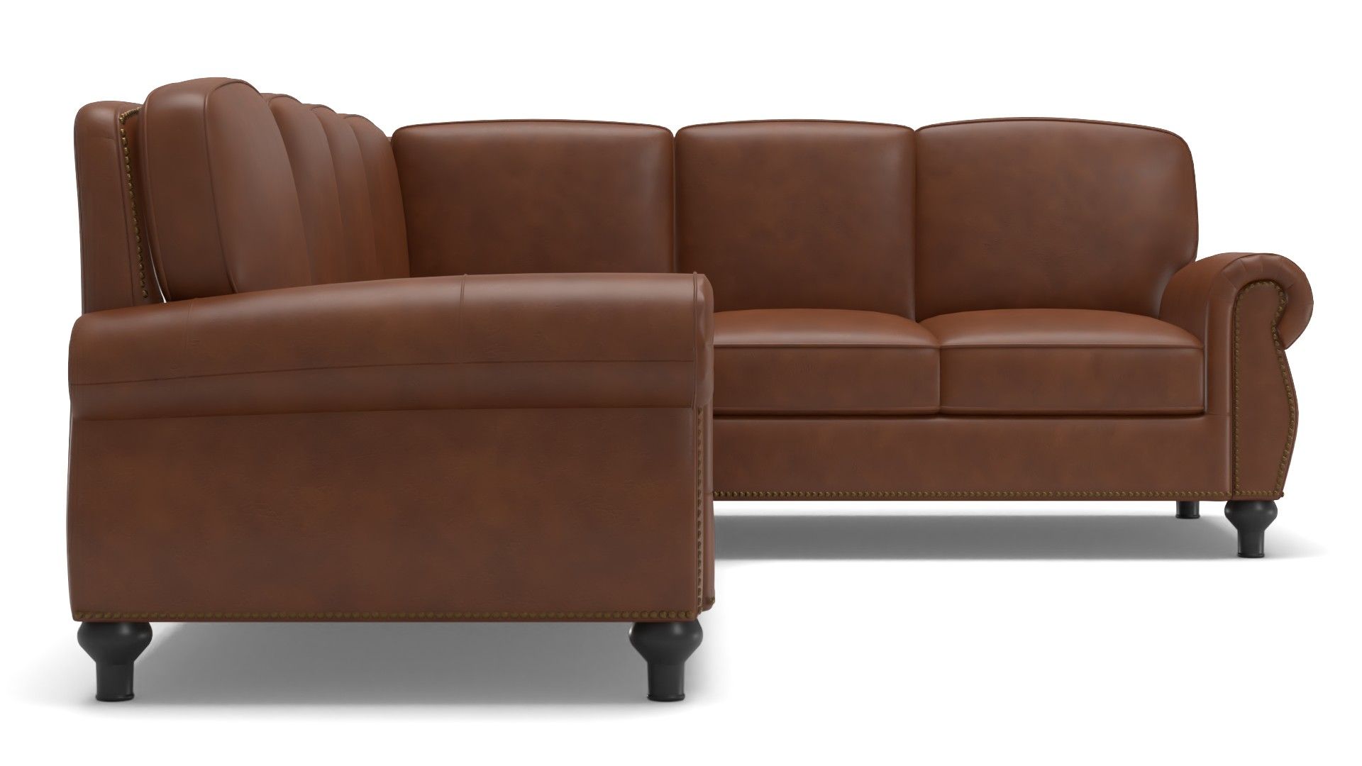 Mehmud 204 Wide Genuine Leather Symmetrical Corner Sectional thumbnail 2