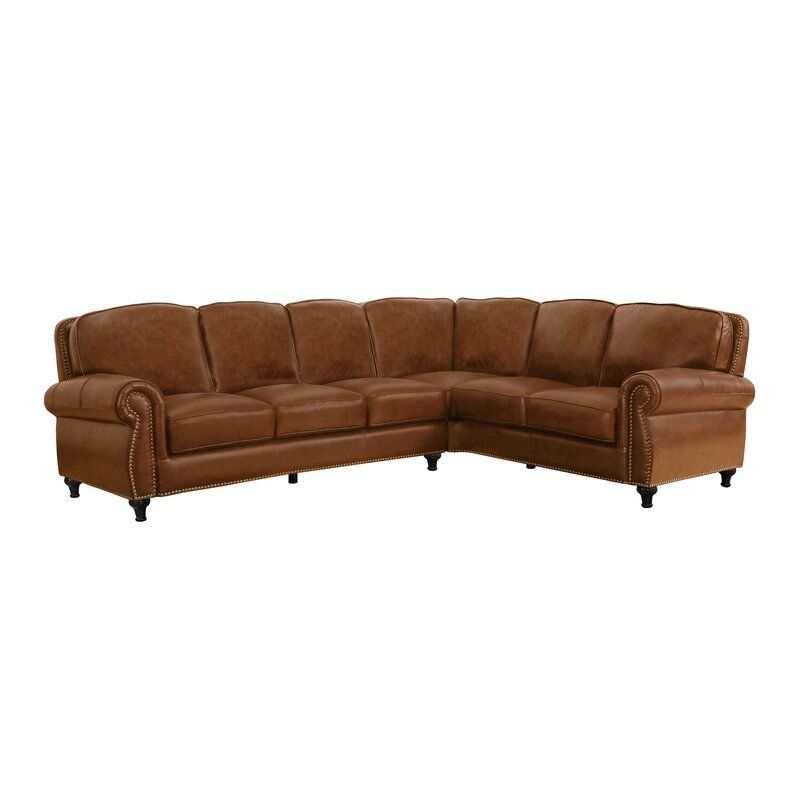 Mehmud 204 Wide Genuine Leather Symmetrical Corner Sectional thumbnail 3