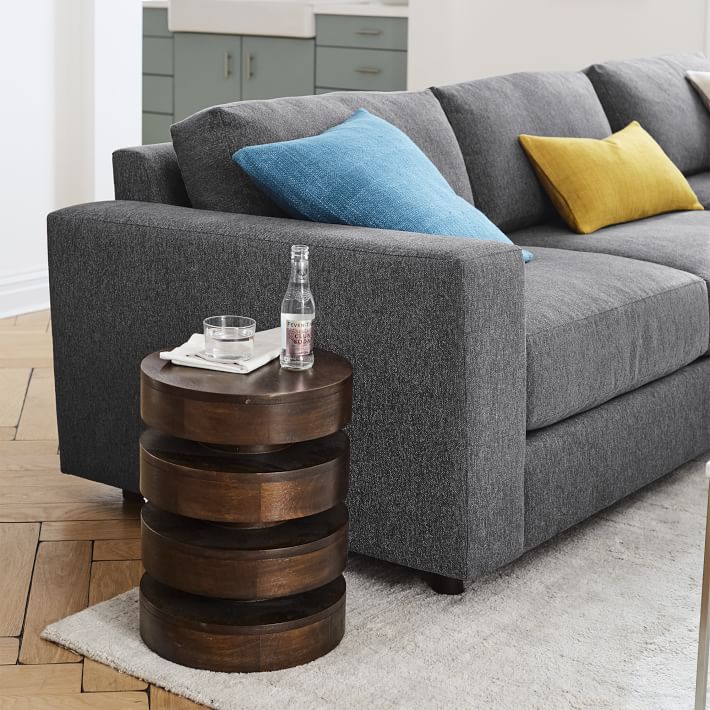 Urban  09: LA 2 Sofa - Corner - Armless 2 Seater - RA Chaise - Deco Weave - Pearl Grays thumbnail 4