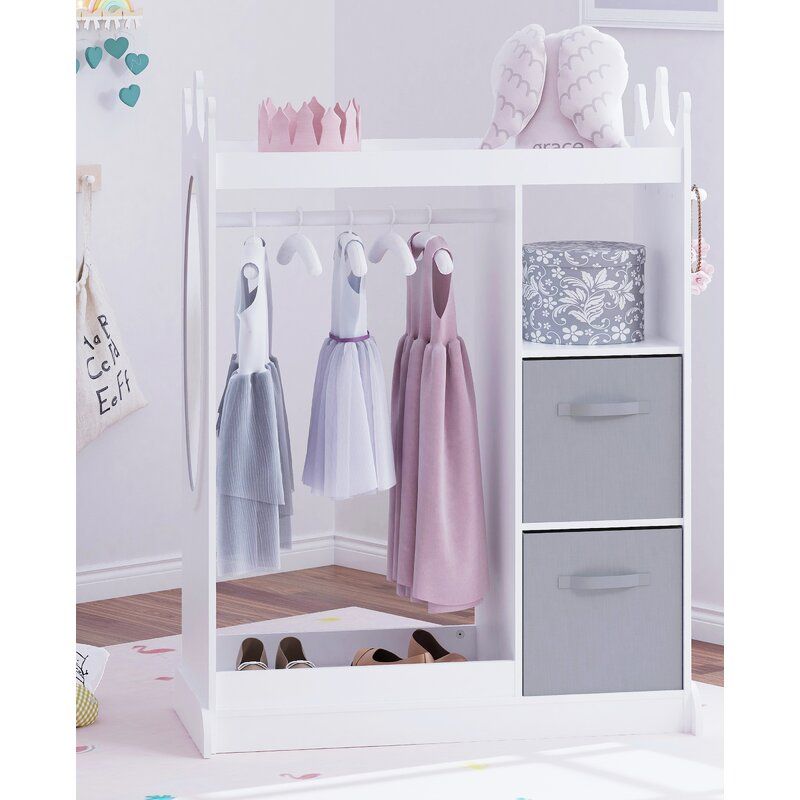 Kids Play Armoire Dresser With Mirror thumbnail 5