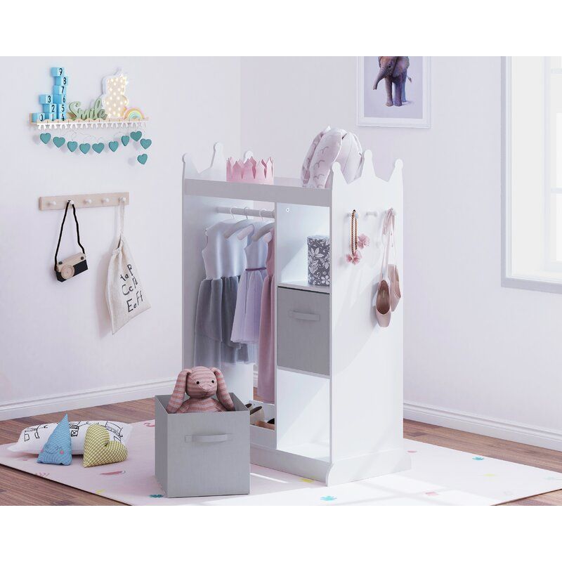 Kids Play Armoire Dresser With Mirror thumbnail 7
