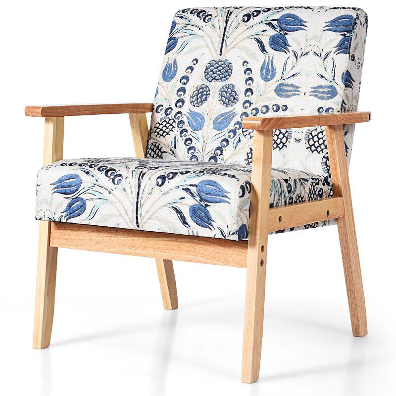 Mashantucket Wide Linen Armchair thumbnail 2