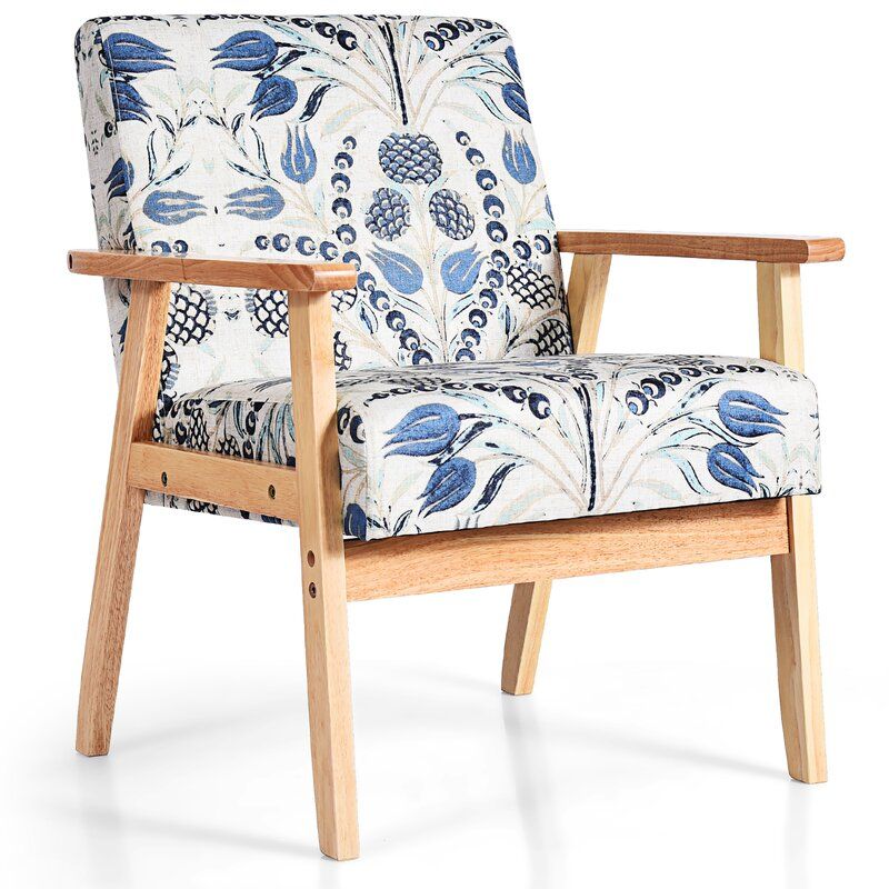 Mashantucket Wide Linen Armchair thumbnail 3