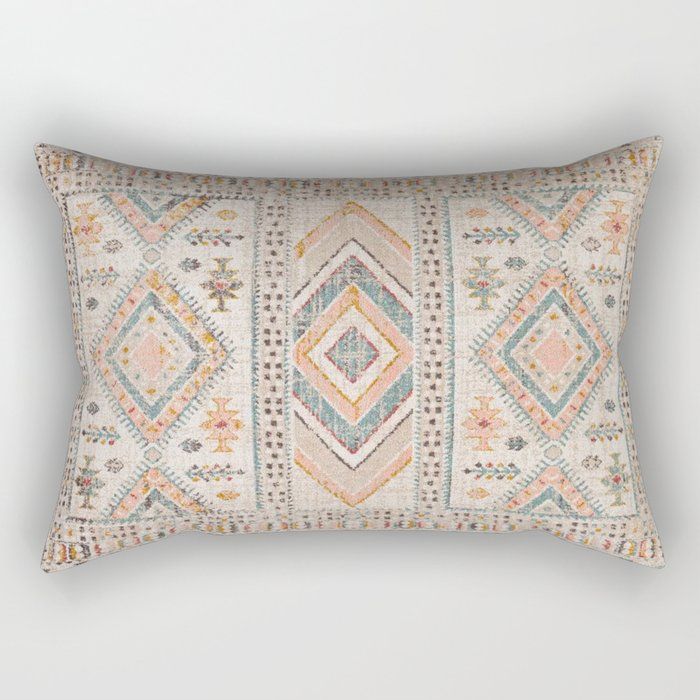 Oriental Heritage Moroccan Rug Rectangular Pillow With Inserts thumbnail 2