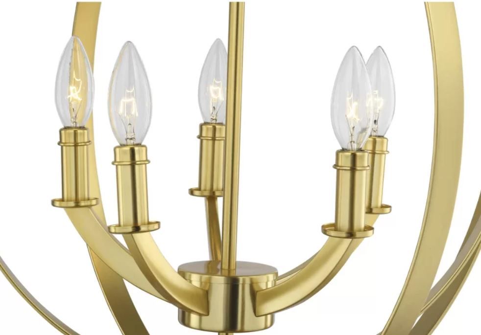 Morganti 5 Light Candle Style Globe Pendant thumbnail 5