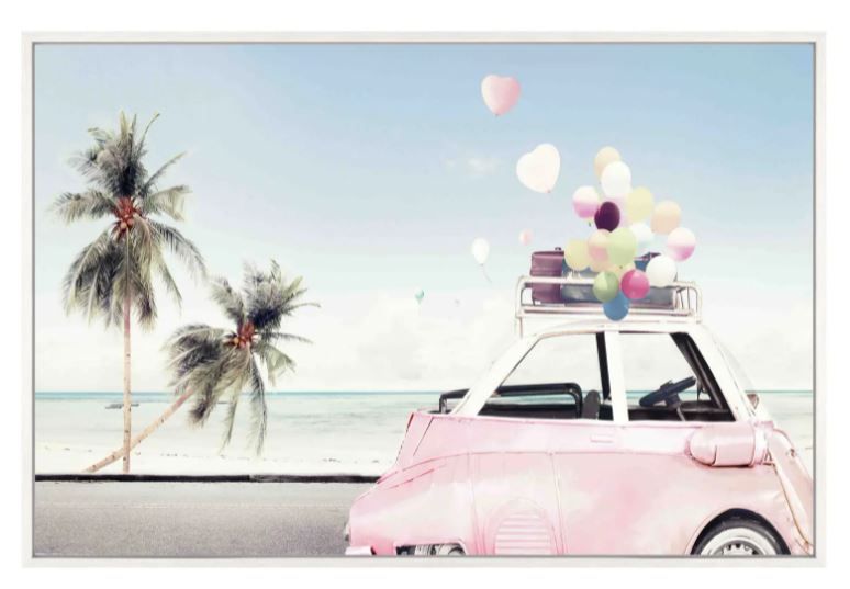 Shore Party Wall Decor With Frame