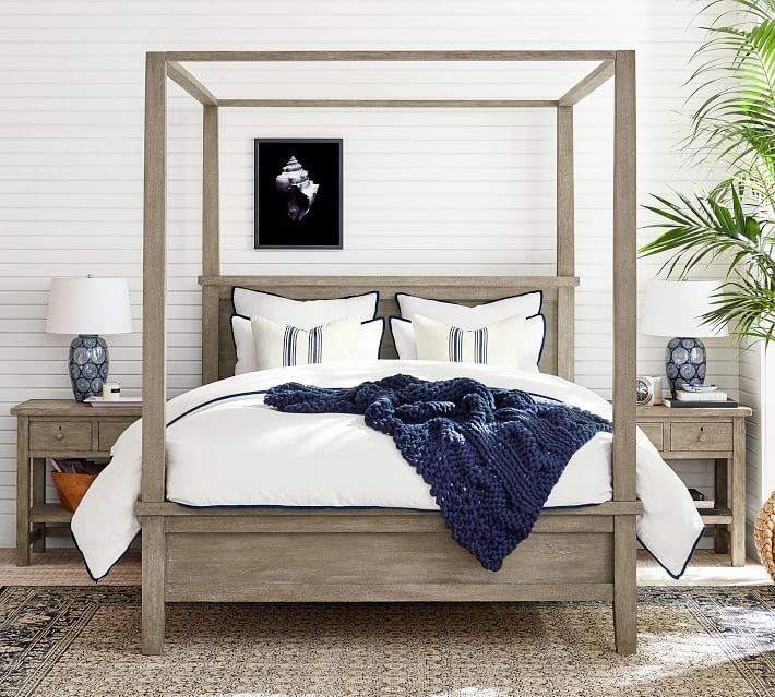 Farmhouse Canopy Bed CALIFORNIA KING thumbnail 2