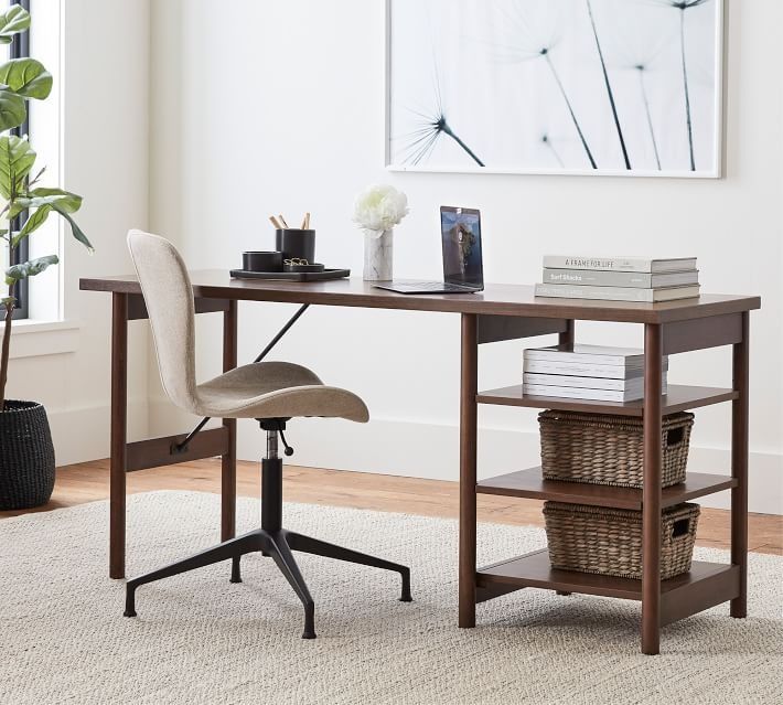Bloomquist 64 Inches Desk with Shelves thumbnail 2