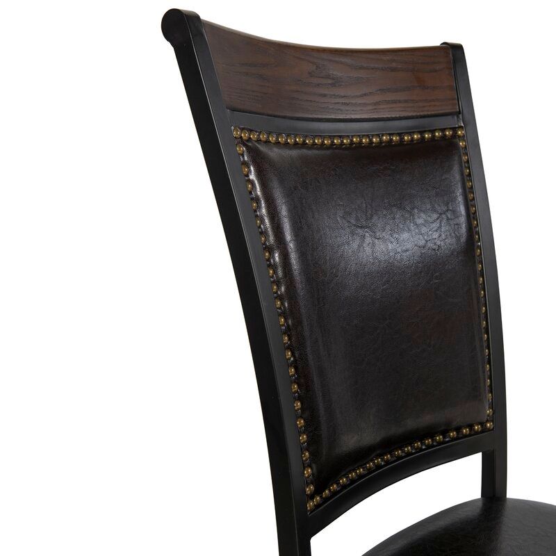 Archstone Side Chair in Brown Set of 2 thumbnail 2