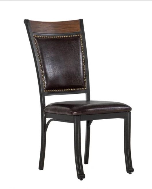 Archstone Side Chair in Brown Set of 2 thumbnail 5