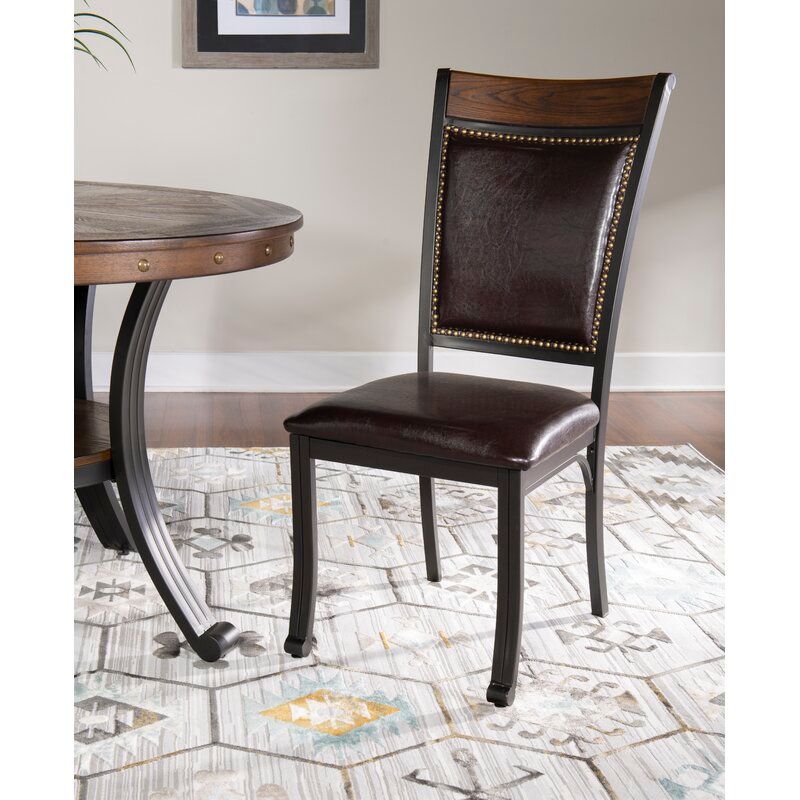 Archstone Side Chair in Brown Set of 2 thumbnail 4