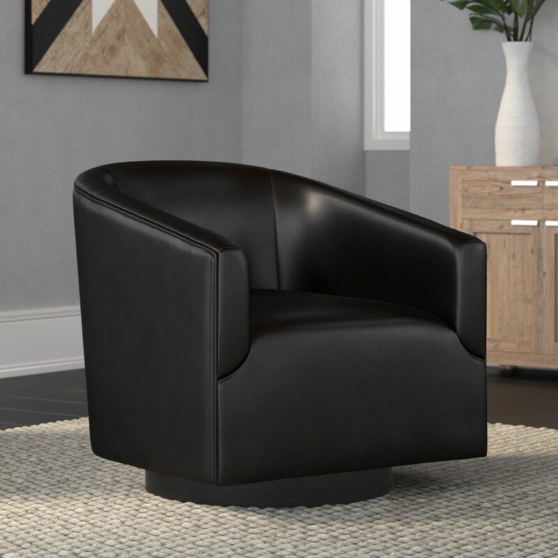 Mcintyre 30 Wide Swivel Barrel Chair thumbnail 2